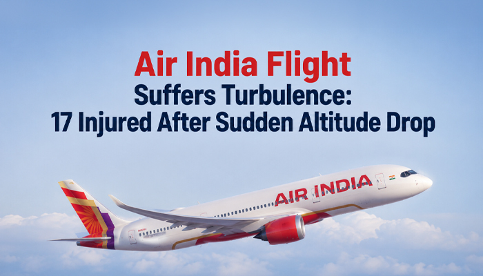 Air India flight suffers severe turbulence: 17 injured after sudden altitude drop
