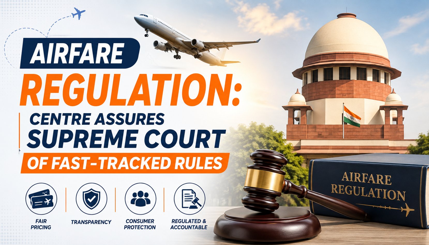 Airfare Regulation: Centre Assures Supreme Court of Fast-Tracked Rules