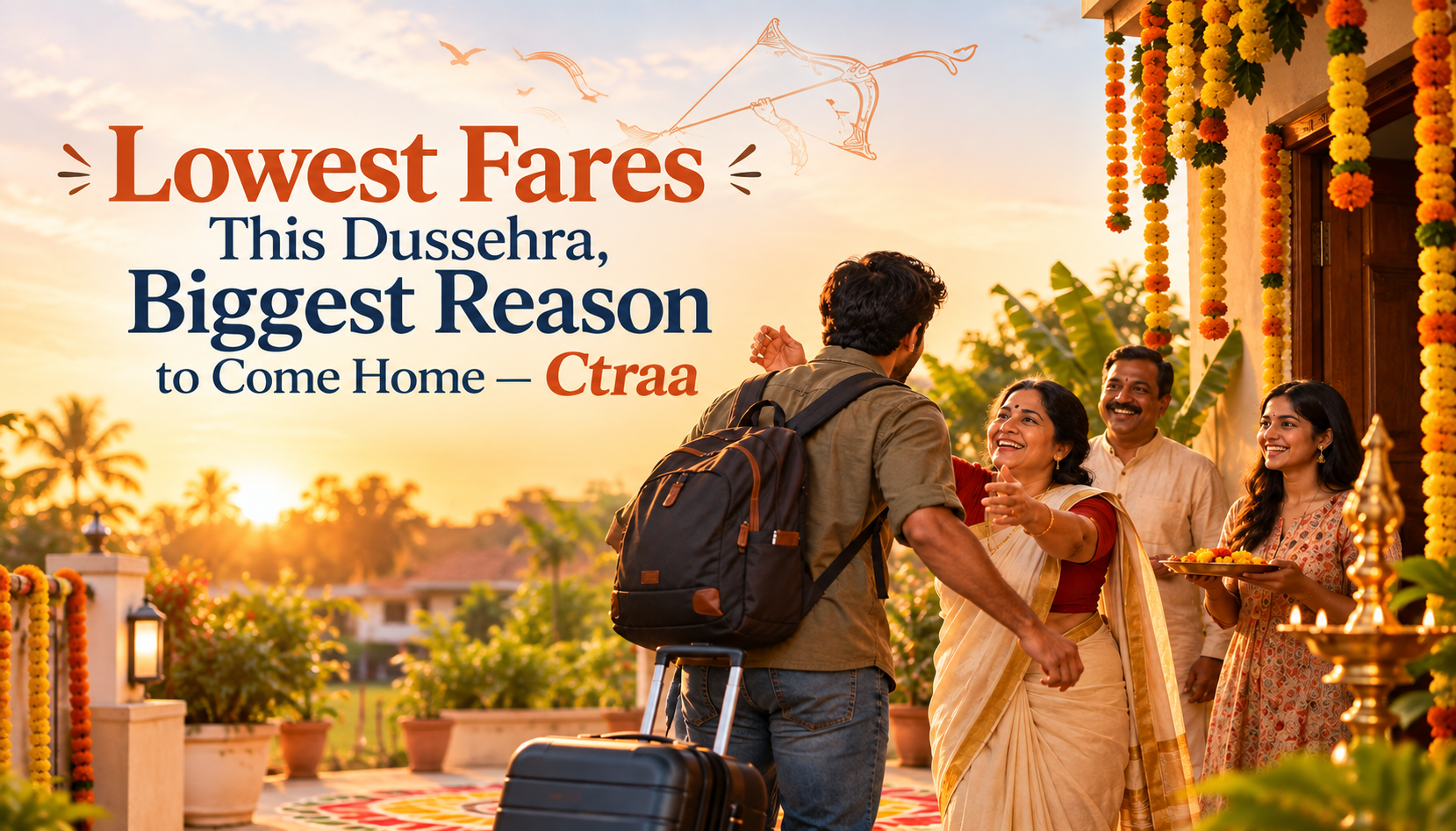 Lowest Fares This Dussehra, Biggest Reason to Come Home — Ctraa