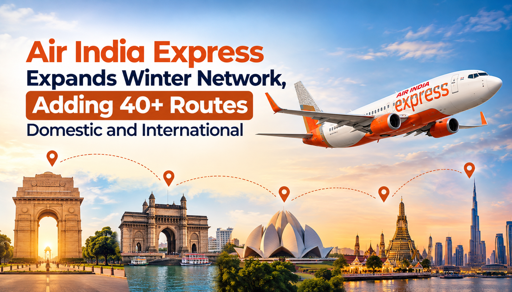 Air India Express Expands Winter Network, Adding 40+ Domestic and International Routes